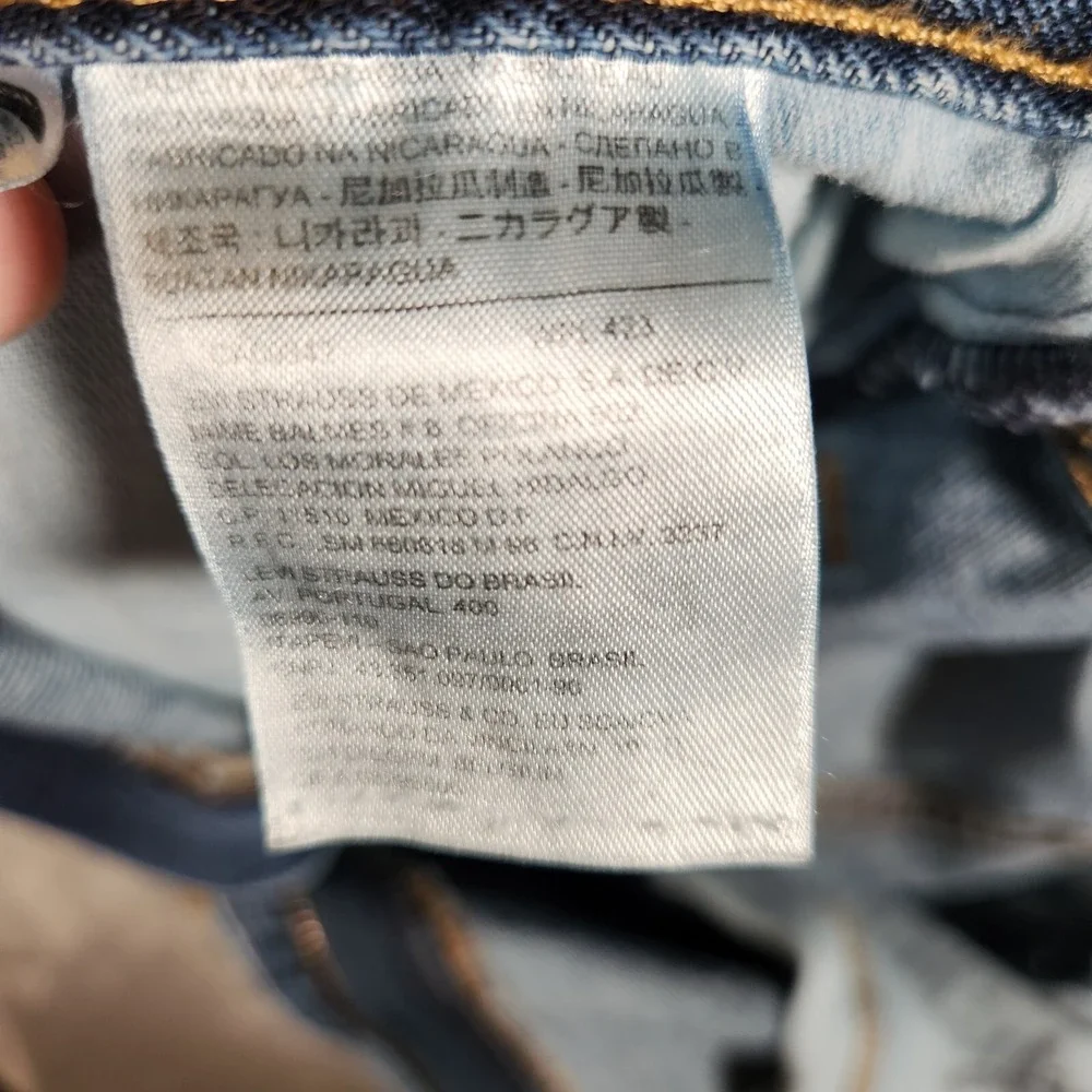 Levi's‎ 550 Jeans Men's 36X30 Blue Straight Relaxed Denim STAIN